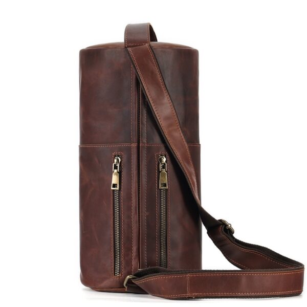 Sac bandoulière cuir vintage