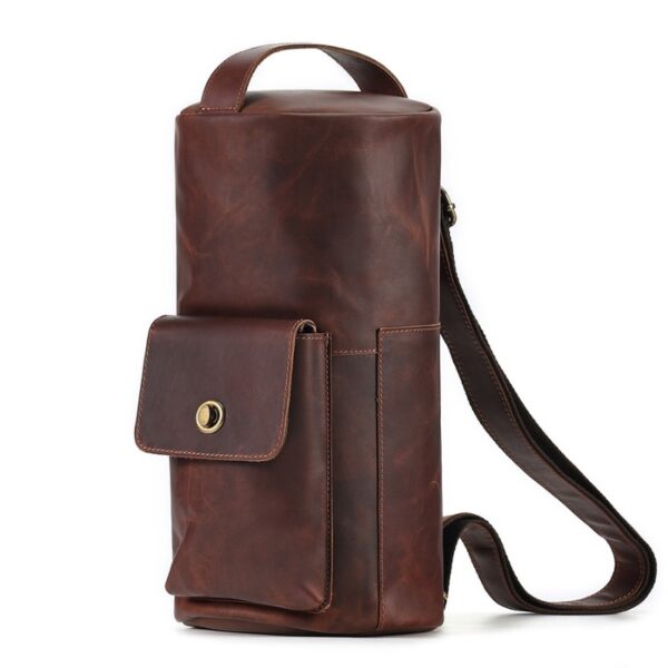 Sac bandoulière cuir vintage