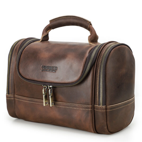 Sac Cuir Vintage Portable