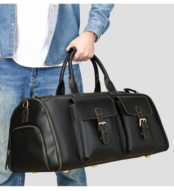 Sac Cuir Voyage Portable