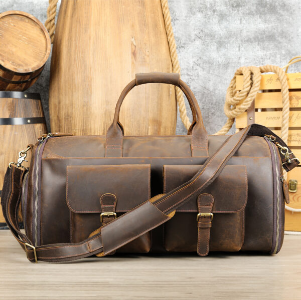 Sac Cuir Voyage Portable