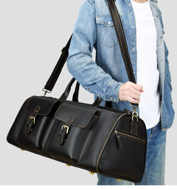 Sac Cuir Voyage Portable