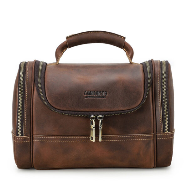 Sac Cuir Vintage Portable
