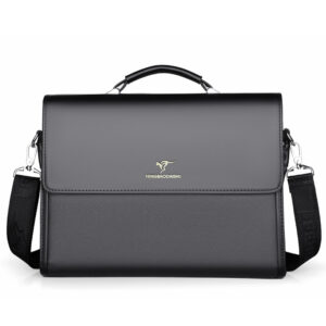 sac porte-documents cuir – Élégant et pratique, idéal pour le travail. Design professionnel, cuir de qualité et espace pour ordinateur portable.