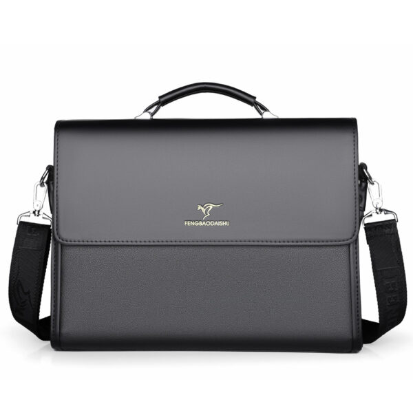 sac porte-documents cuir – Élégant et pratique, idéal pour le travail. Design professionnel, cuir de qualité et espace pour ordinateur portable.